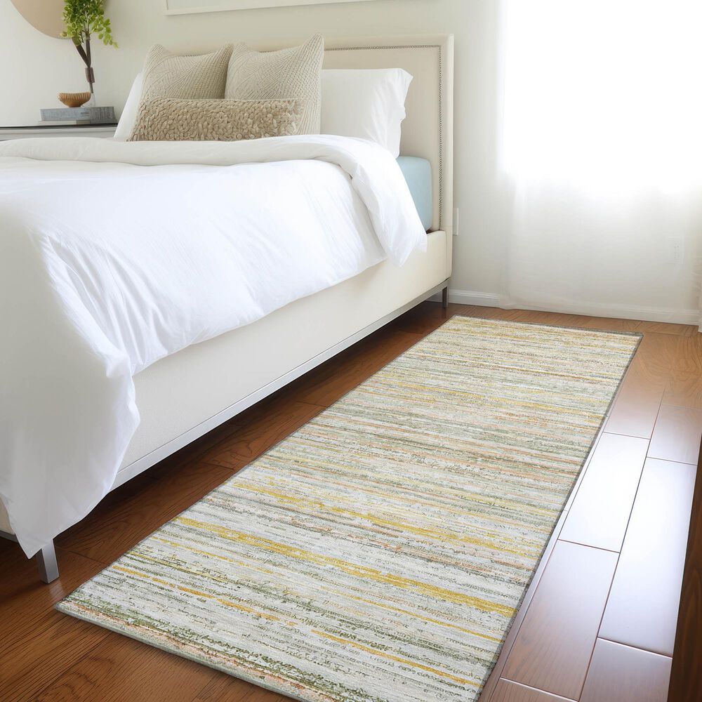 Dalyn Rug Company Kochi KC3 Sage 2&#39;3&quot; x 7&#39;6&quot; Runner, , large