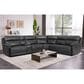 Oxford Furniture Madrid 6-Piece Power Symmetrical Sectional in Granite, , large