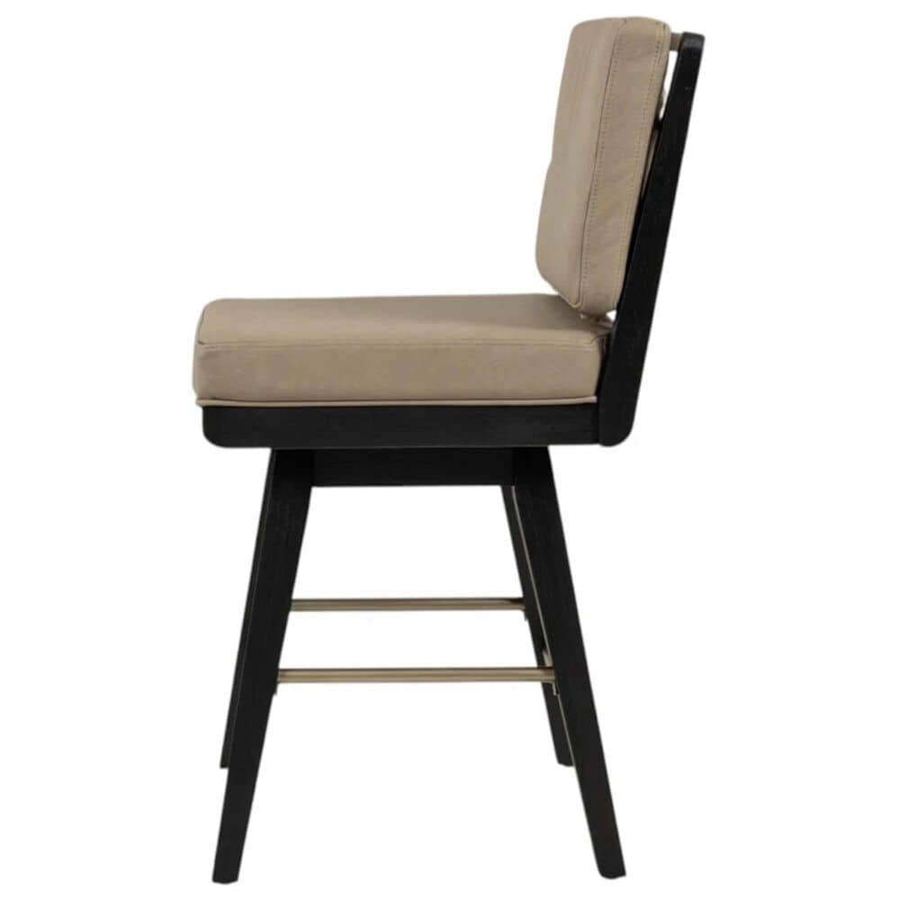 Sterling Timber Elure Swivel Counter Stool in Peppercorn, , large