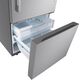LG 26 Cu. Ft. Bottom Freezer Refrigerator in Stainless Steel, , large