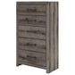 Ashley Graystorm 5-Drawer Chest in Weathered Gray, , large