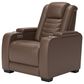 Ashley High Impact Power Recliner with Adjustable Headrest in Tobacco, , large