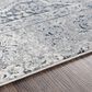 Surya Aisha AIS-2320 2"7" x 7"7" Charcoal, Gray, Off-White and Dark Blue Runner, , large