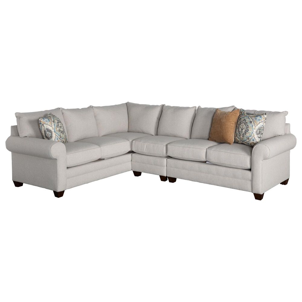 BASSETT Aurora 3-Piece Sectional in Bisque, , large
