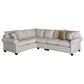 Bassett Aurora 3-Piece Sectional in Bisque, , large