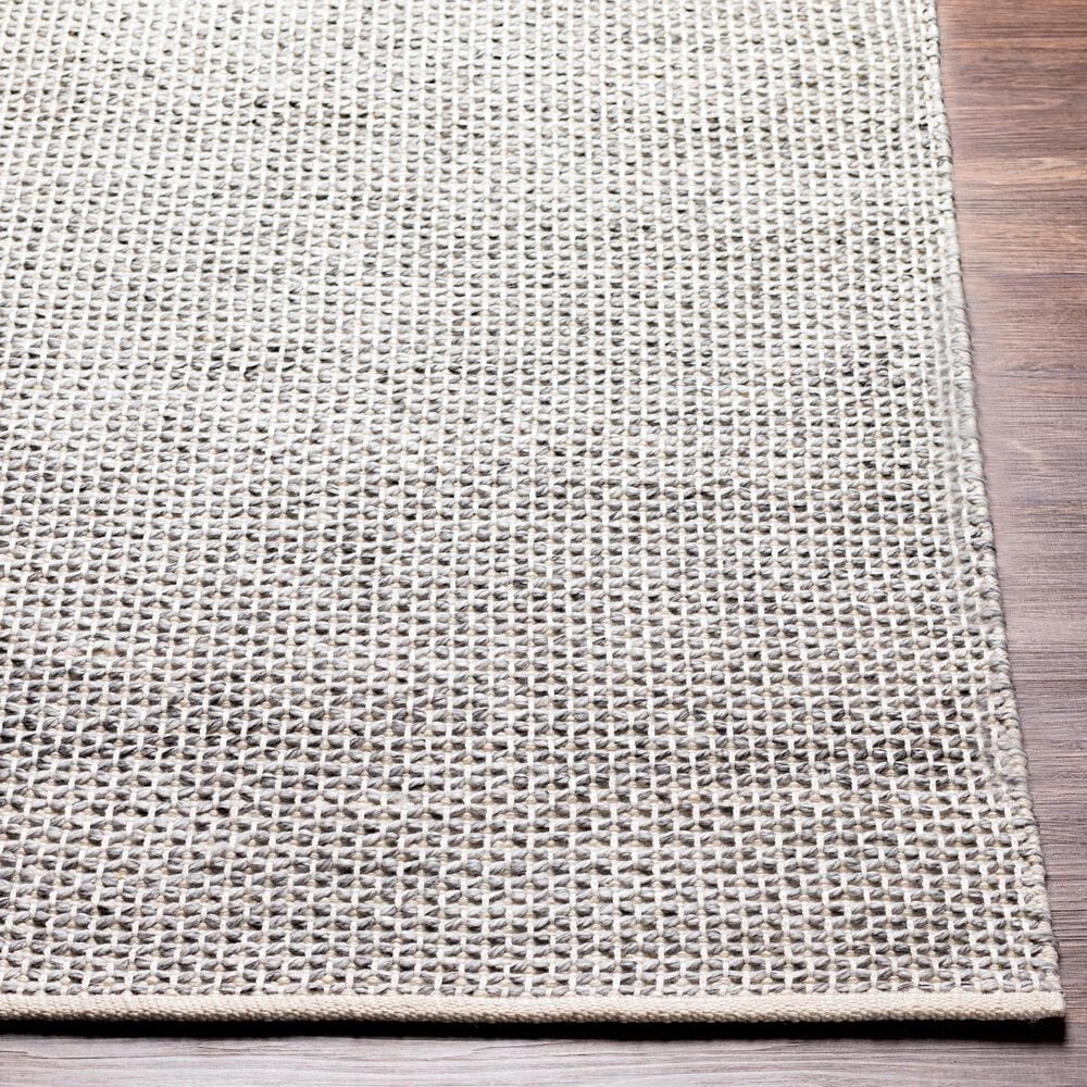 Surya Azalea Solid 12&#39; x 15&#39; Slate, Off White and Ink Blue Indoor/Outdoor Area Rug, , large