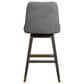Blue River Amalie Swivel Barstool with Grey Boucle Cushion in Grey Oak, , large