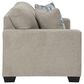 Ashley Deltona Stationary Sofa and Loveseat Set in Parchment, , large
