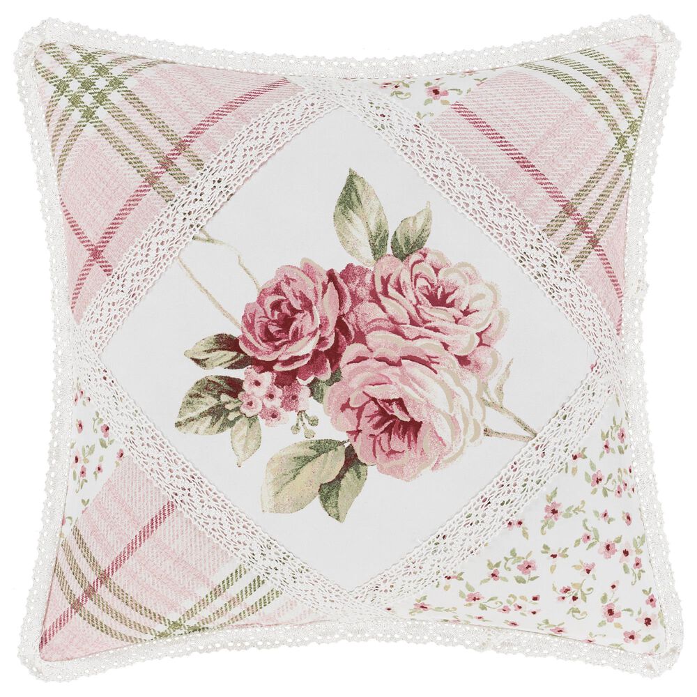 J. Queen New York Bungalow 16" Square Throw Pillow in Rose, , large