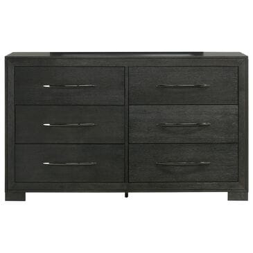 Mayberry Hill Allan 6-Drawer Dresser in Black, , large