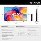 Samsung 43" Class M70H Mini LED 4K UHD Vision AI in Black - Smart TV, , large
