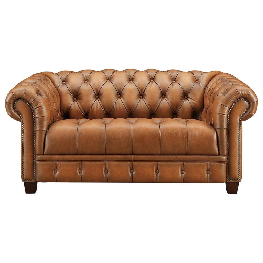 Hydeline York Stationary Sofa and Loveseat Set in Cienna Saddle, , large