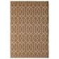 Central Oriental Santorini Intertwined Fretwork 7"10" x 9"10" Earth and Natural Area Rug, , large