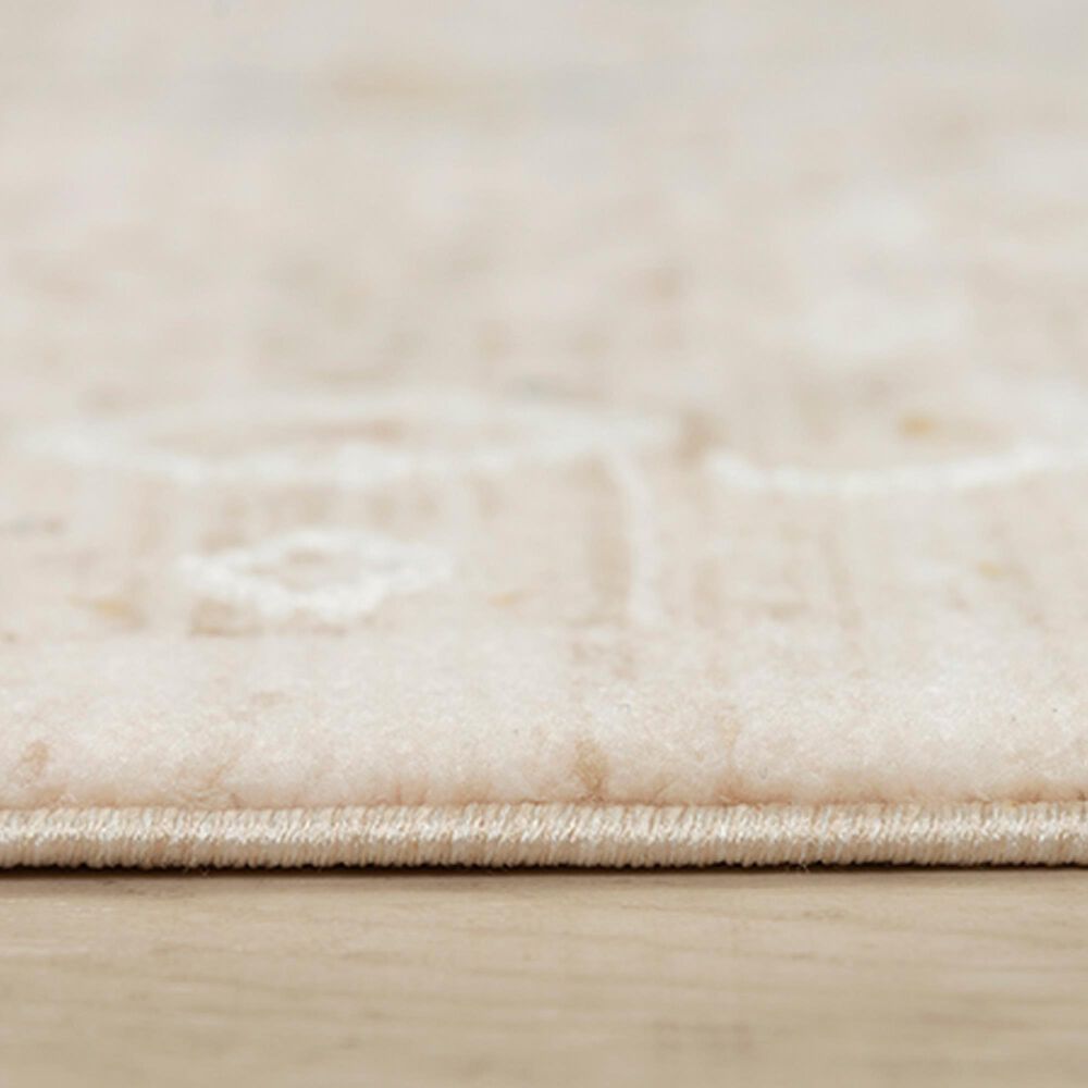 RIZZY Iconic 7&#39;10&quot; x 9&#39;10&quot; Pink and Neutral Area Rug, , large