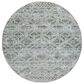 Radici USA Livigno Southwestern 7"10" Round Green Area Rug, , large