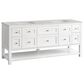 James Martin Vanities Breckenridge 72" Double Bathroom Vanity in Bright White with 3 cm Eternal Jasmine Pearl Quartz Top and Rectangular Sinks, , large