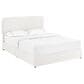 Hearth and Haven Liv Queen Storage Platform Bed in Ivory, , large