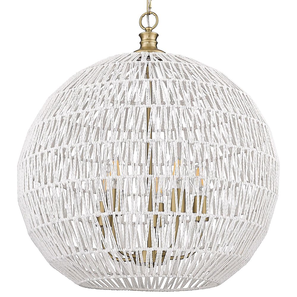 Golden Lighting Florence 5-Light Pendant in Brushed Champagne Bronze, , large