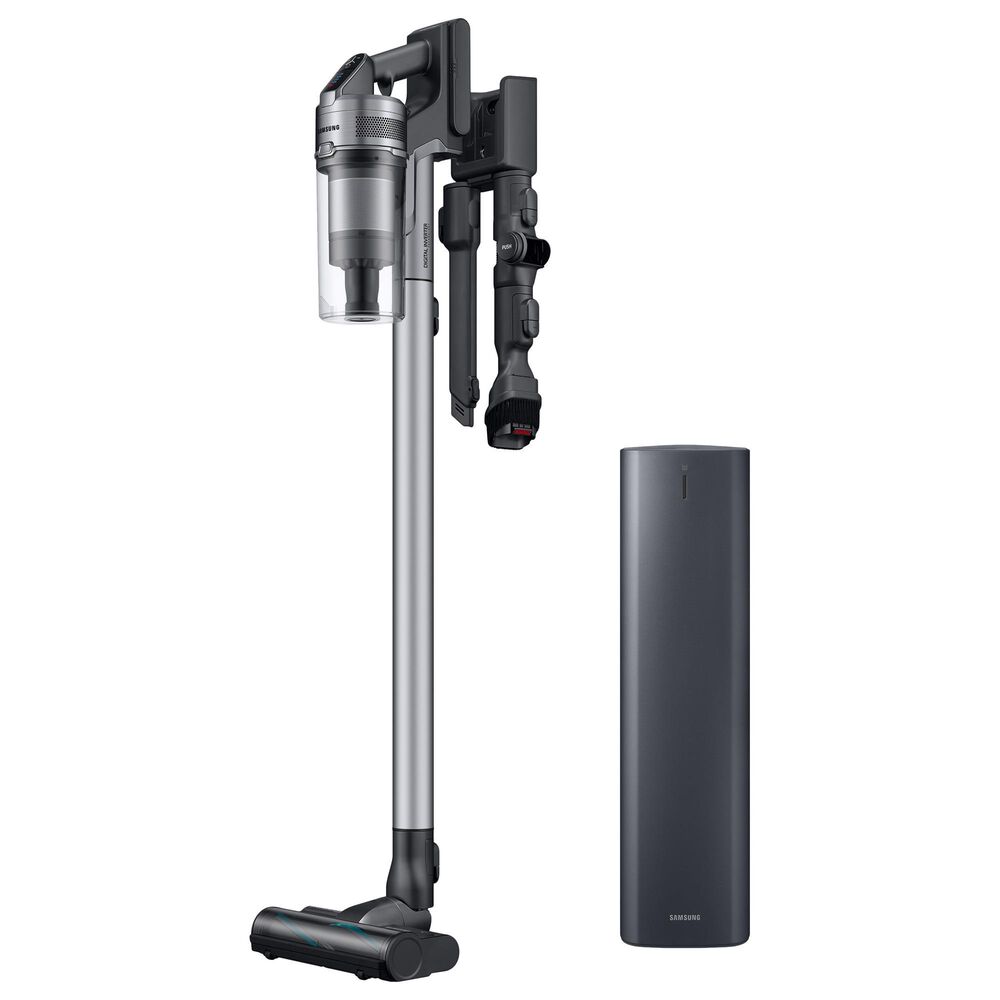 Samsung Jet 75 Complete Cordless Stick Vacuum with Clean Station in Teal Silver, , large