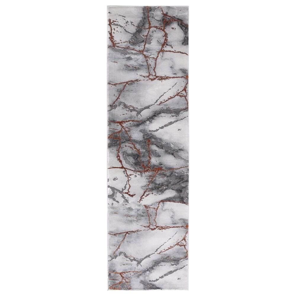 Safavieh Craft CFT877P 2"3" x 14" Grey and Orange Runner, , large
