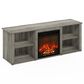 HOMLUX 59" Fireplace TV Stand in French Oak Grey, , large