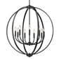 Golden Lighting Colson 9-Light Chandelier in Matte Black, , large