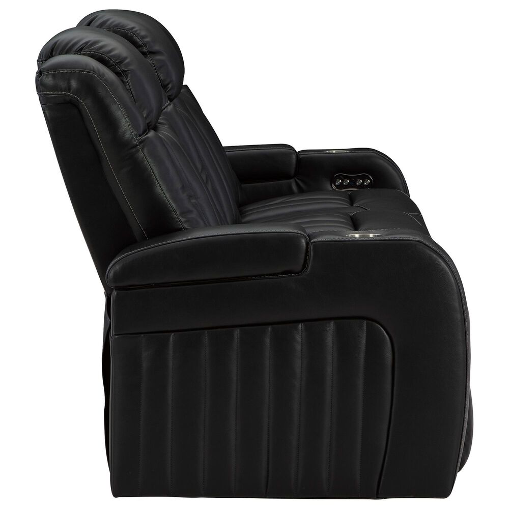 Ashley Caveman Den 2-Piece Power Reclining Living Room Set in Midnight, , large