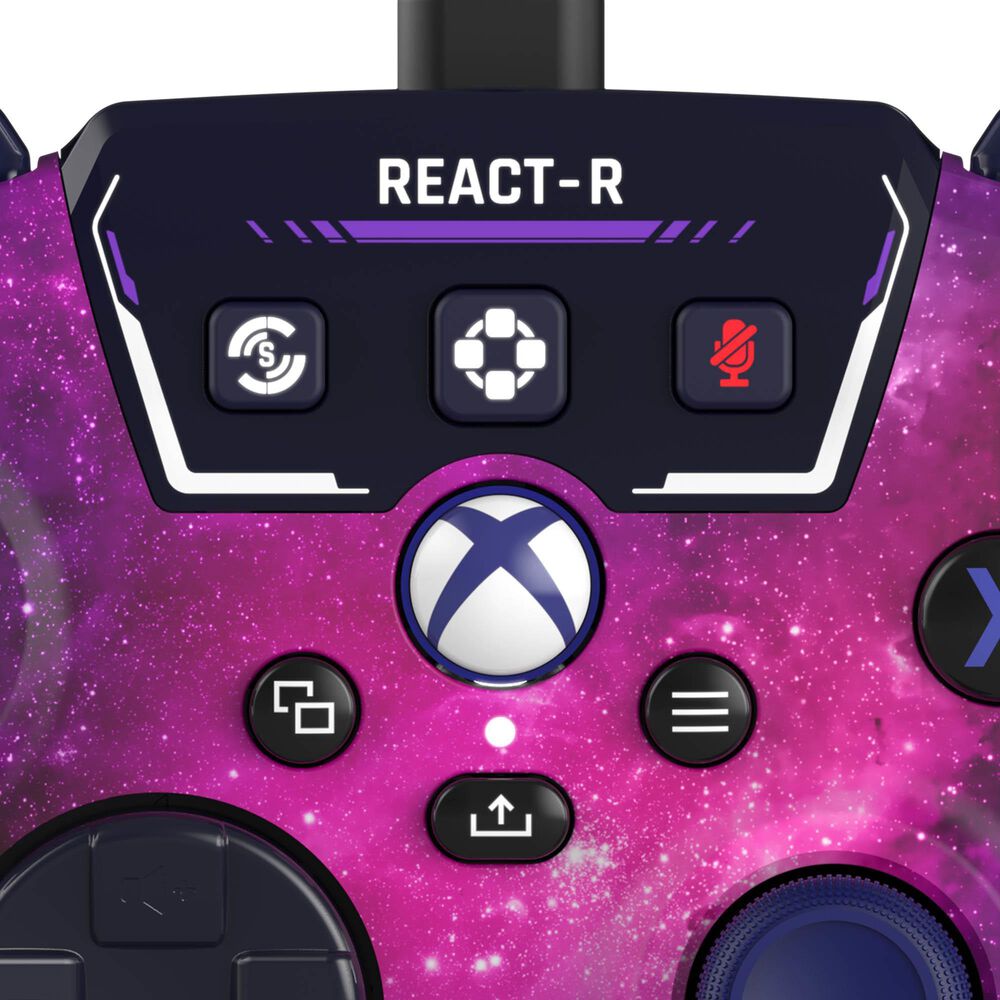 Turtle Beach REACT-R Wired Gaming Controller for Xbox Series X|S/Xbox One in Purple, , large