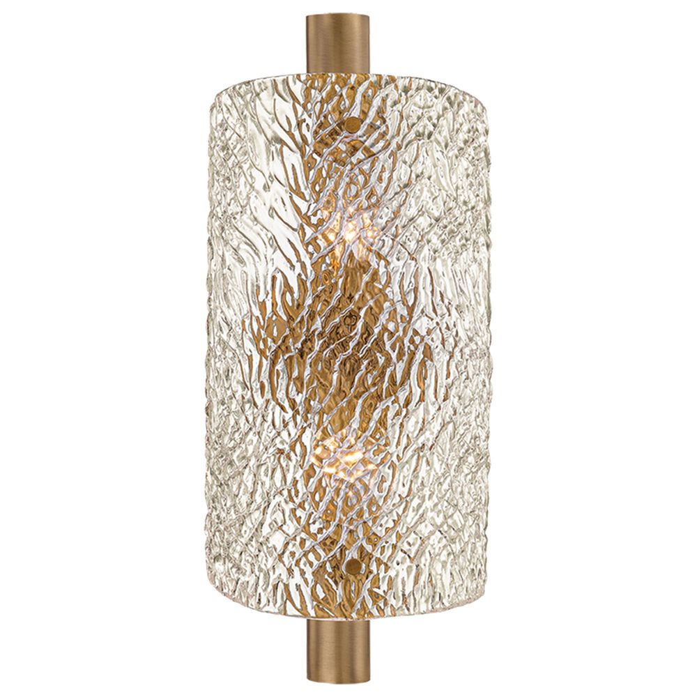 Troy Lighting Bergeron 2-Light Wall Sconce in Patina Brass, , large