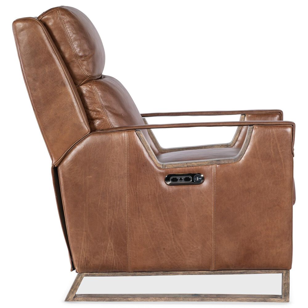 Hooker Furniture Relic Power Recliner with Power Headrest in Taupe, , large