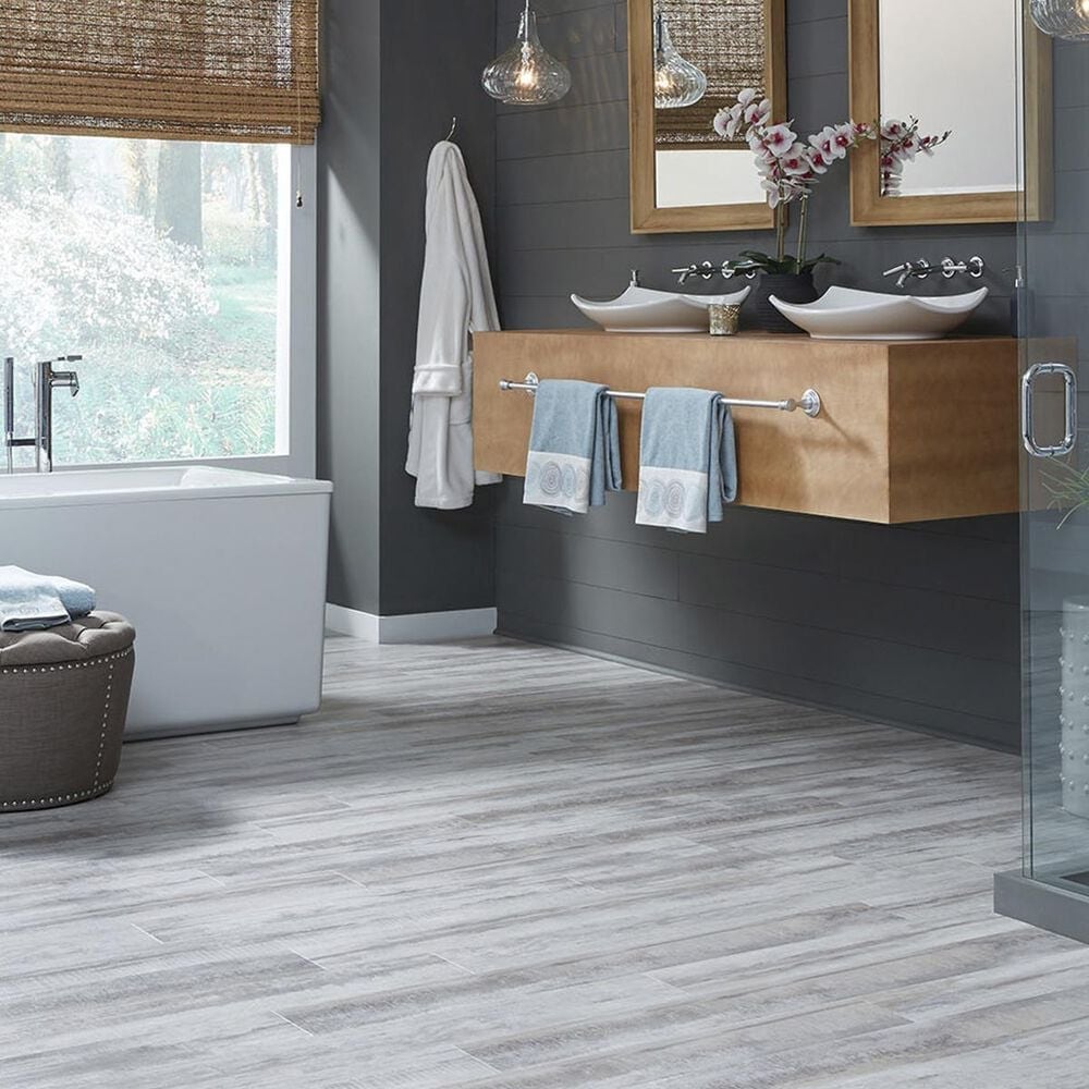 Mannington Cape May White Cap 12" x 24" Luxury Vinyl Tile, , large
