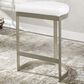 Uttermost Ivanna Counter Stool in Brushed Silver, , large