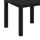 HOMLUX 20" Square Parsons Side Table in Black, , large