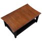 Crystal City Joplin Lift Top Cocktail Table with Casters in Walnut and Ebony, , large