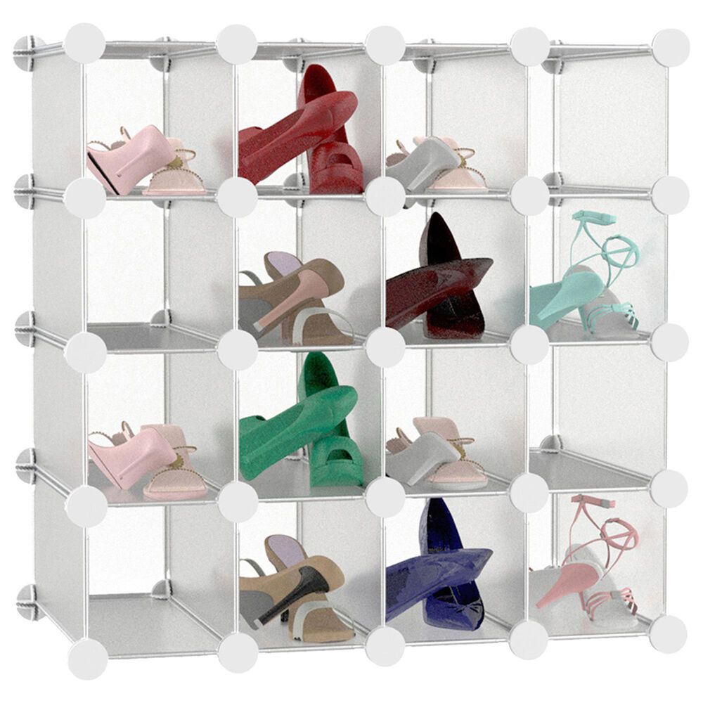 Timberlake 16-Piece Storage Cube Set in White, , large