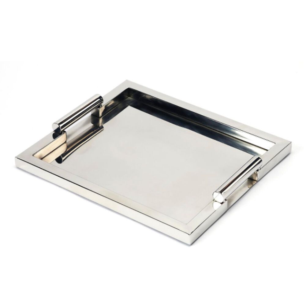 Butler Morante Serving Tray in Silver, , large