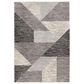 Central Oriental Structures Torrent Adley Soot and Cloud 7"10" x 9"10" Area Rug, , large