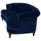 Jennifer Taylor Home La Rosa Victorian Chesterfield Tufted Stationary Sofa in Navy Blue Velvet, , large