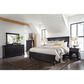 Riva Ridge Oxford California King Panel Bed in Black, , large