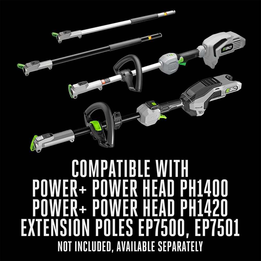 EGO 10&quot; Carbon Fiber Pole Saw Attachment in Black, , large