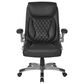 Valor Living Executive Chair with Black Upholstery in Titanium, , large