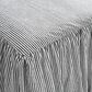 Triangle Home Fashions Ticking Stripe 3-Piece King Bedspread Set in Black, , large