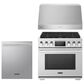 Signature Kitchen Suite 3-Piece Kitchen Package with Pro-Style Wall Hood and Dishwasher in Stainless Steel, , large