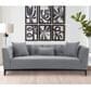 Blue River Melange Sofa in Gray Velvet, , large