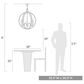 Golden Lighting Jules 6-Light Chandelier in Antique Black, , large