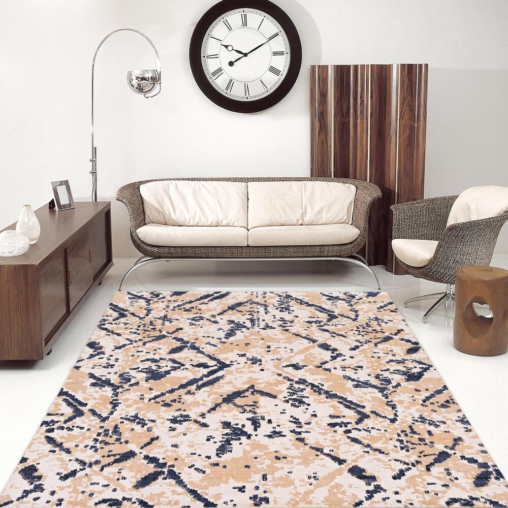 Radici USA Dora 9&#39; x 12&#39; Champagne, Beige and Tan Area Rug, , large