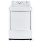 LG 7.3 Cu. Ft. Ultra Large Capacity Electric Dryer with Sensor Dry Technology in White, , large