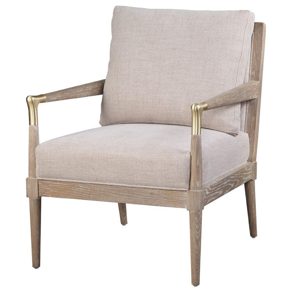 Vintage Furnishings Meyer Accent Chair in Lombardy Fawn, , large