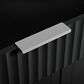 HOMLUX 47" Fluted Kitchen Island with Trash Can Storage Cabinet in Black and Natural, , large