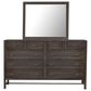 Fleming Furniture Co. Rochester 10-Drawer Dresser with Mirror in Mineral, , large